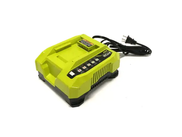 New! RYOBI 40-Volt Lithium-Ion Rapid Charger OP406VNM