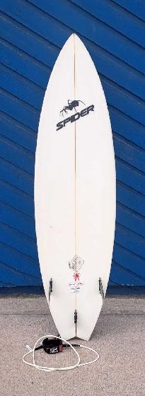 6'3' Spider Safari Surf Board With Leash (25340126) - Photo 2