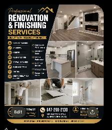 Renovation & finishing services