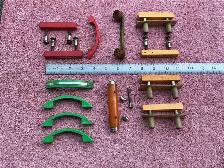 Vintage assorted cupboard door/drawer pulls