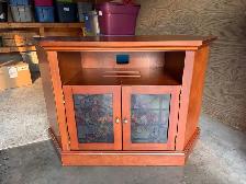Tv stand with entertainment center