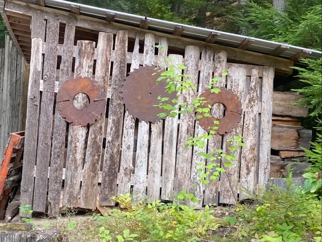 Three antique circular saws