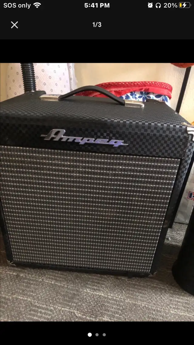 Both amps near mint condition  1 power cord    you pickup- $120
