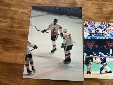 Vintage Sports Action Photos - Team Canada Hockey & Barry Bonds - Photo 2