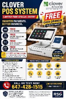 CLOVER POS SYSTEM – LIMITED-TIME SPECIAL SUMMER OFFER!