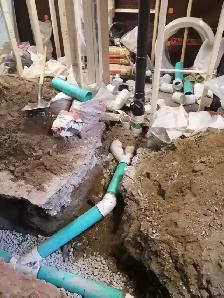 DRAIN REPAIR SUMP PUMP ISSUE WATERPROOFING ROUGH IN WASHROOM WET - Photo 9