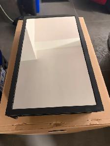 Bathroom wall Vanity Arched Mirror medicine Cabinet Black 15' - Photo 3