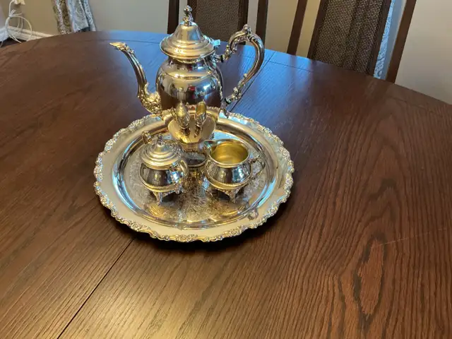 silverplate coffee set
