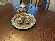 silverplate coffee set