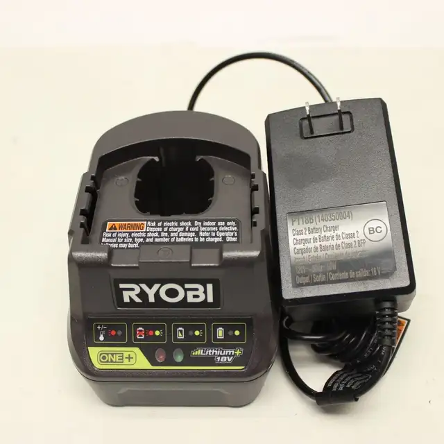 New! RYOBI P118b 18V ONE  Dual Chemistry IntelliPort Charger