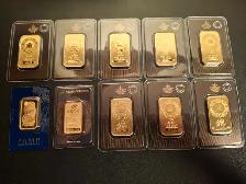 1 oz Gold Bars at Spot