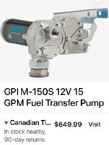 GPI M-150S 12V Fuel Transfer Pump – 15 GPM – Works great - Photo 5