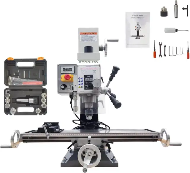 RCOG-28V R8 Bench top Milling &Drilling Machine 028356