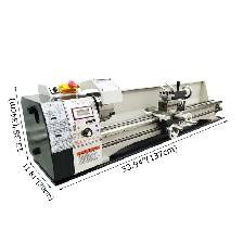 839'' Inch Precision Length Metalworking Bench Lathe 028358 - Photo 2