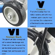 110V 17' Commercial Floor Scrubber Buffer Polisher Machine056806 - Photo 9