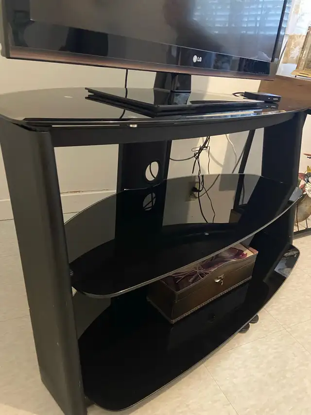 Glass TV Stand