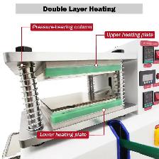 50~350℃ Range Desktop Flat Plate Vulcanizing Machine 110V 057066 - Photo 8