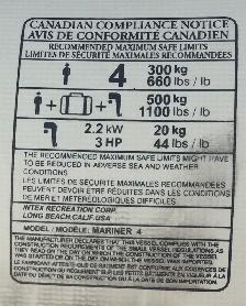For Sale Mariner 4 Inflatable Boat - Photo 3