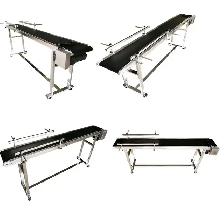 110V 70.8X7.8' PVC Belt Conveyor Packaging 230014 - Photo 7