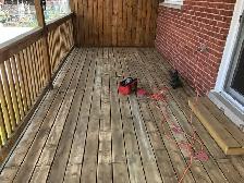 hand deck staining - Photo 3