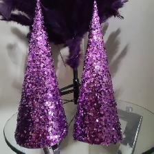 Feathers Christmas tree H 4' with accessories - Photo 3