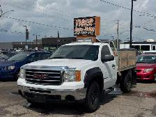 2013 GMC Sierra 1500 SLE, REGULAR CAB, 4X4, V8, FLAT DECK, CERT