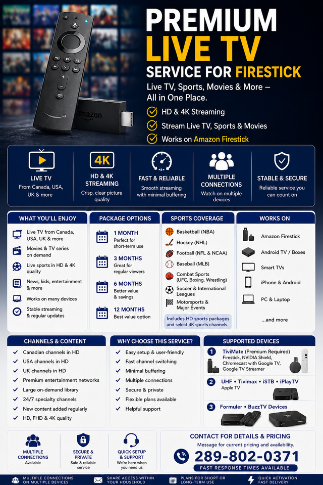Live 4K Entertainment TV Packages | 2 Connection Deals