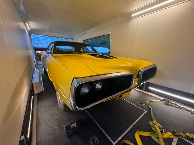 Classic car hauling