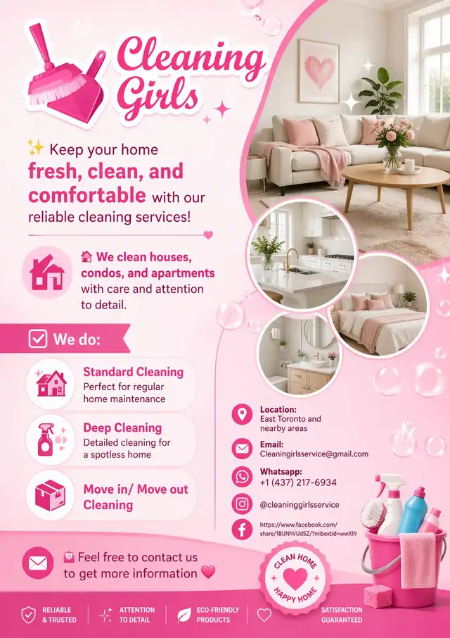 Cleaning Girls Professional Cleaning Services