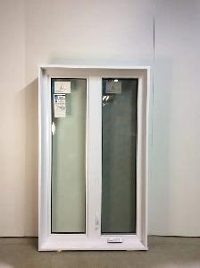 10346BP Fenêtre Battant PVC Blanc 2 sect 1 ouvr 38 x 62 3/4 - Photo 2