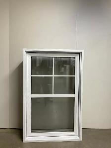10468BP Fenêtre Battant PVC Blanc 35 3/4 x 55 5/8