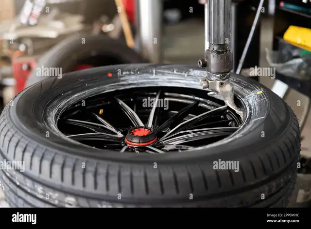TIRE CHANGE TIRE SWAPS FLAT TIRE REPAIR