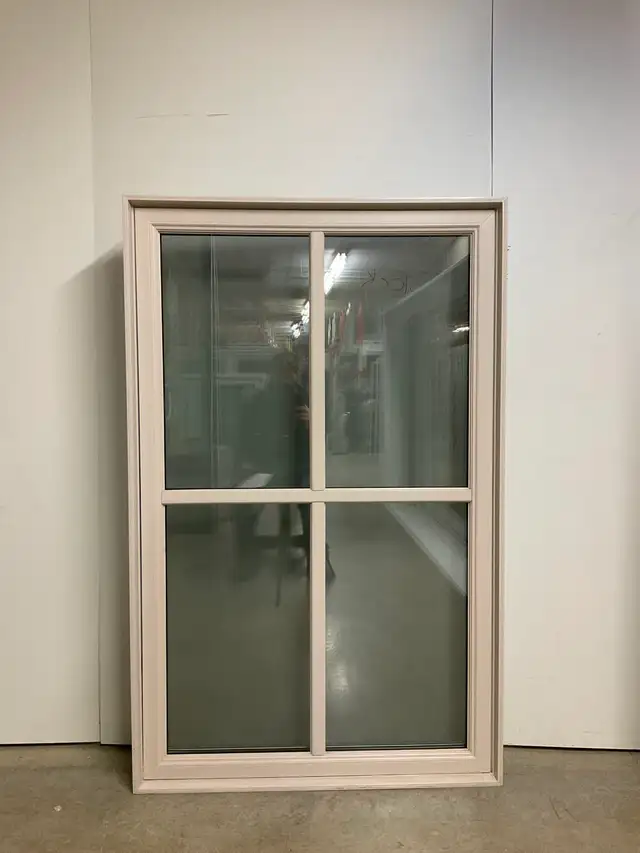 10762AP Fenêtre Auvent PVC Cachemire  Faux barrotin 41 x 65