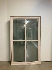 10762AP Fenêtre Auvent PVC Cachemire  Faux barrotin 41 x 65