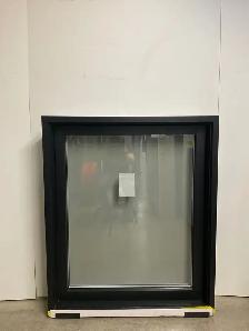 10897AH Fenêtre Auvent HYBRIDE Noir 1 sect 1 ouvr 40 1/4x47 3/4
