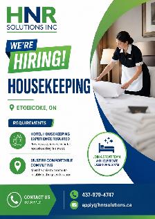 URGENT HIRING! HOUSEKEEPING