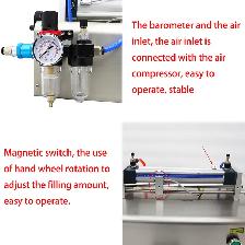 Promotion 10-300ml Pneumatic Paste Liquid Filling Machine 160410 - Photo 6