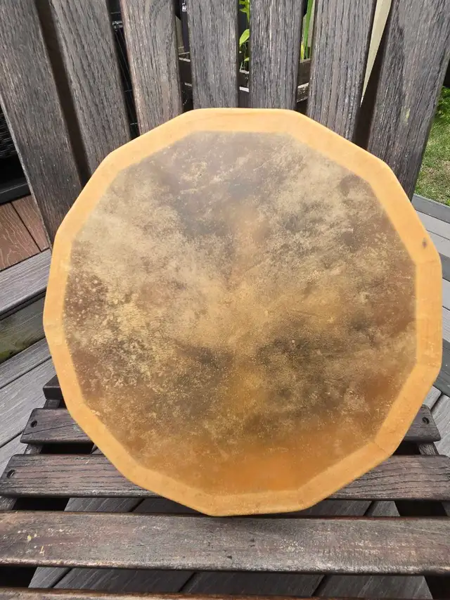13-sided raw hide hand drum