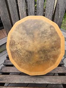 13-sided raw hide hand drum