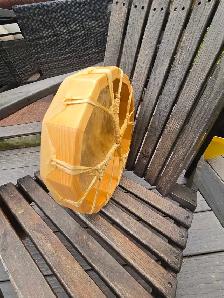 13-sided raw hide hand drum - Photo 3