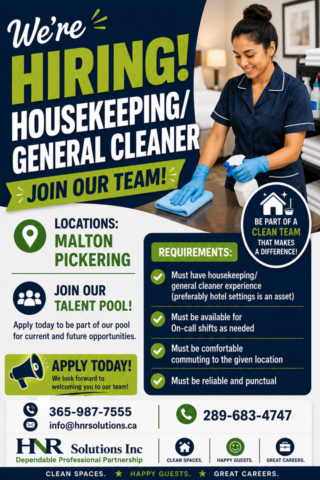 Housekeepers for Hotel