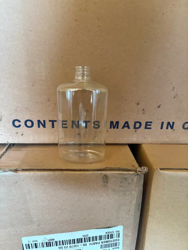 Free 8oz Axium Clear Plastic Bottles For Cleaning