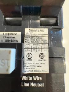 Disjoncteur Siemens 240V 60A DDFT - Photo 2