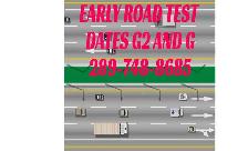 EARLY G2-G ROAD TEST (G2-G) BOOKING, DRIVE CLASSES
