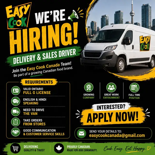 SALES REPRESENTATIVE / DRIVER – FOOD DISTRIBUTION