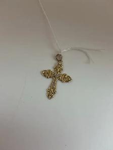 breloque en or 10k croix