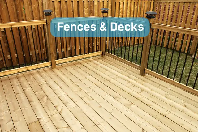 Fence & Deck Maintenance Available