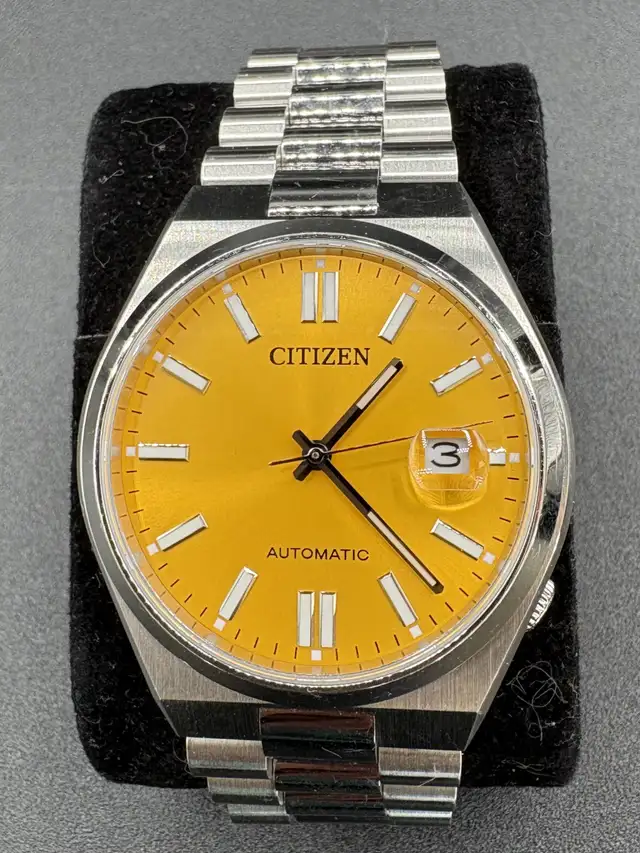 Automatic Citizen Tsuyosa 8210s126967 Sunray Yellow Watch