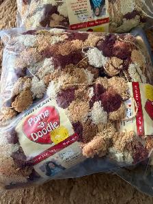 Lion Brand Homespun and Red Heart Pomp-a-Doodle Yarn Lot - Photo 2