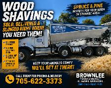 Wood Shavings, Sand, Gravel